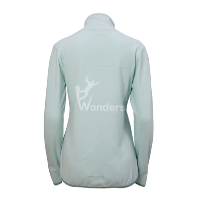 100% Recycled 1/4 Zip Melange Breathable Fleece Jacket Womens